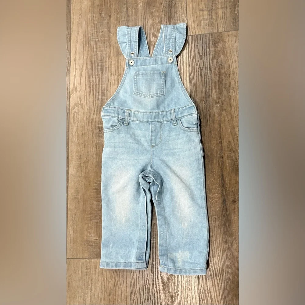 The Children's Place Light Blue Overalls